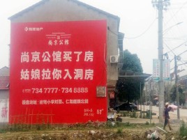 监利墙体广告在乡镇、农村市场的媒体优势