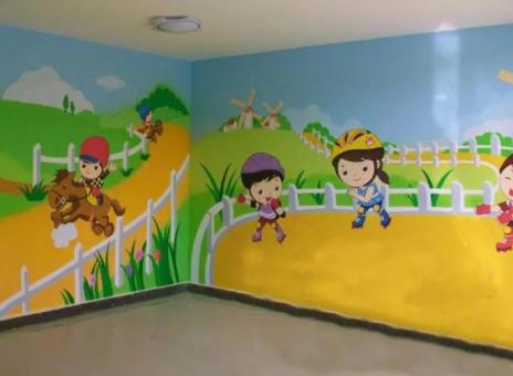 监利幼儿园墙体彩绘制作流程及注意事项