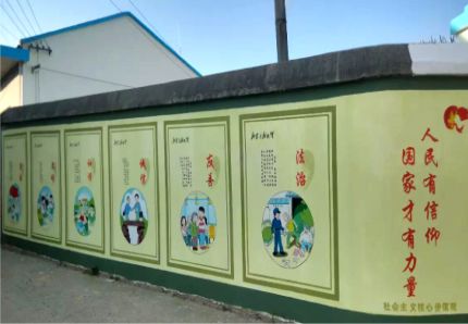 监利文化墙施工攻略