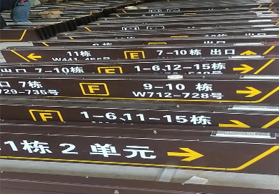 监利广告标识中，常见的几种安装方式。